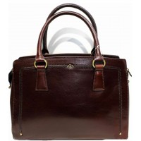 Женская кожаная сумка портфель для документов Katana 66835 Choco